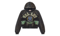 Gem Zip Up Hoodie "Black" VAL138
