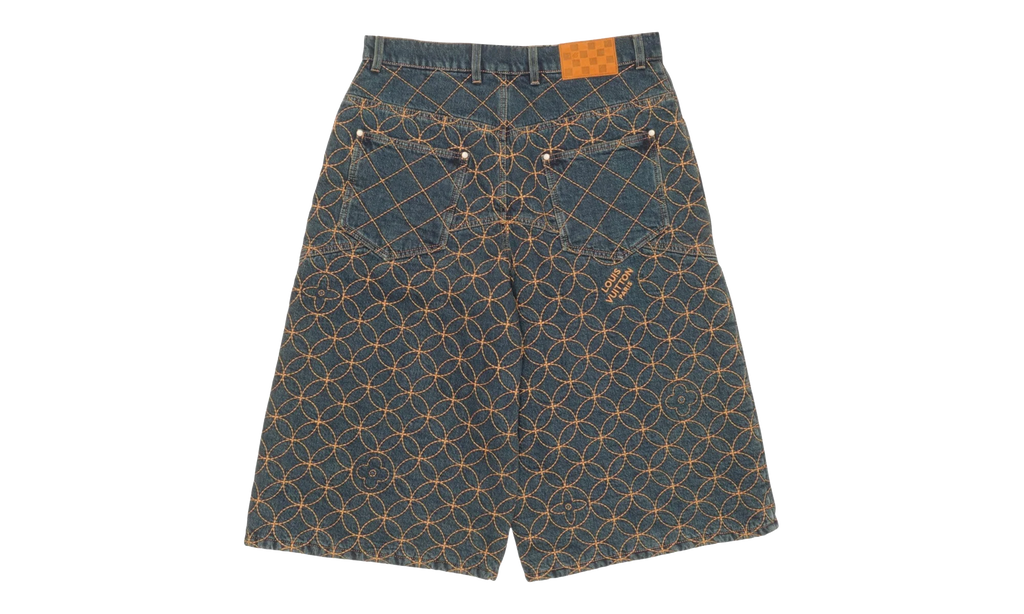 Dandy Quilted Jeans Shorts "Deep Indigo" 1AILV7