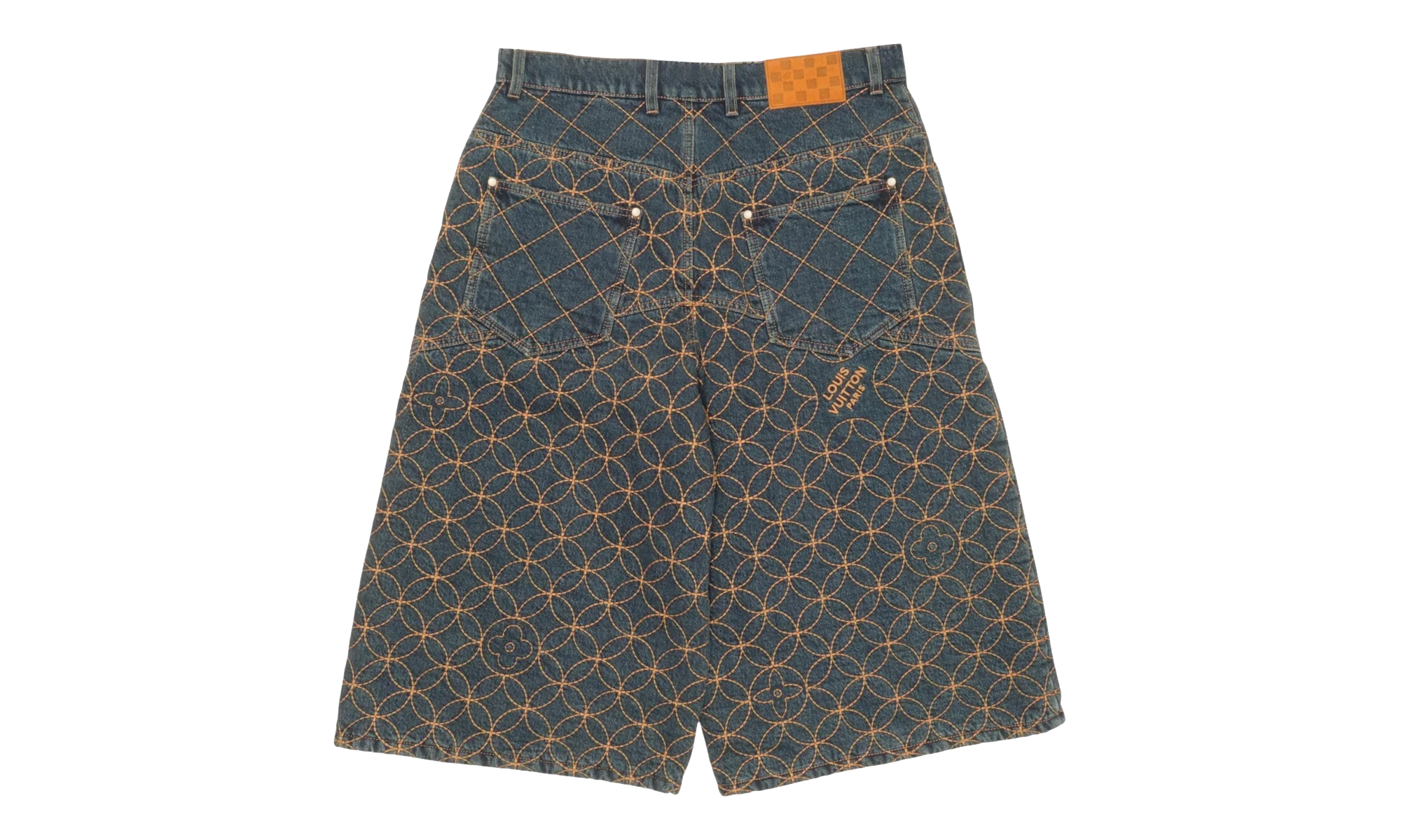 Dandy Quilted Jeans Shorts "Deep Indigo" 1AILV7