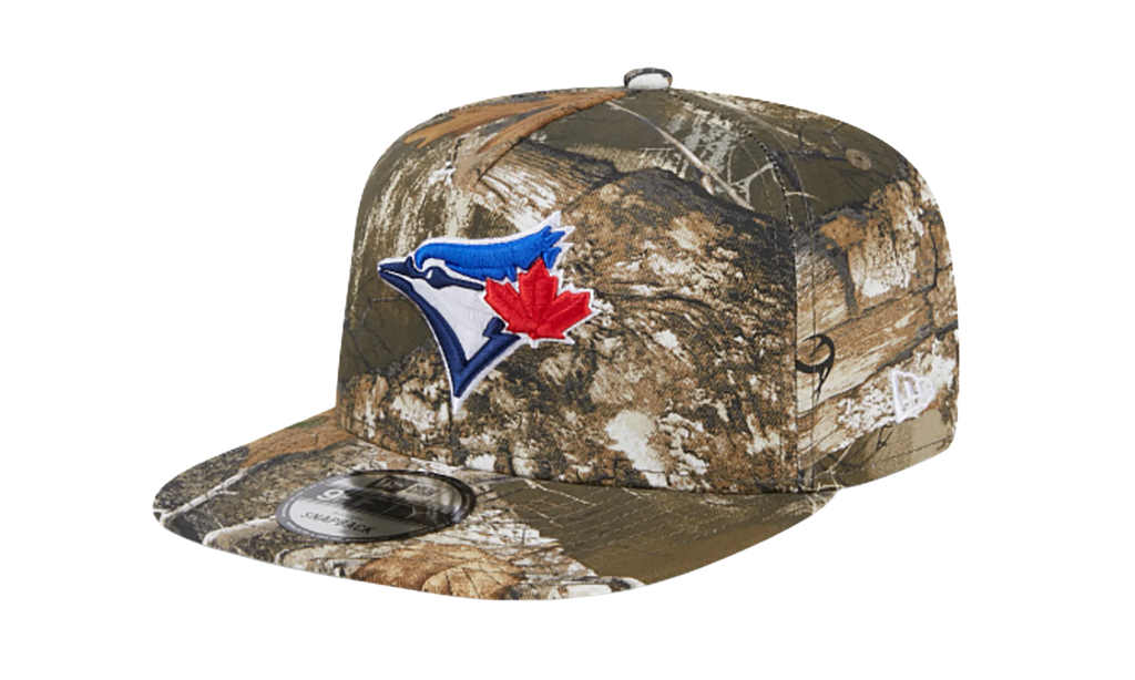 9FIFTY Toronto Blue Jays A Frame Snapback Hat "Real Tree" NE406