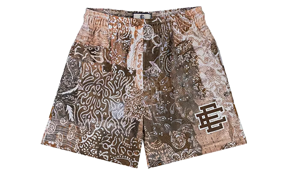 EE BASIC SHORT "SS24 - Mesh Brown/ White" EE798