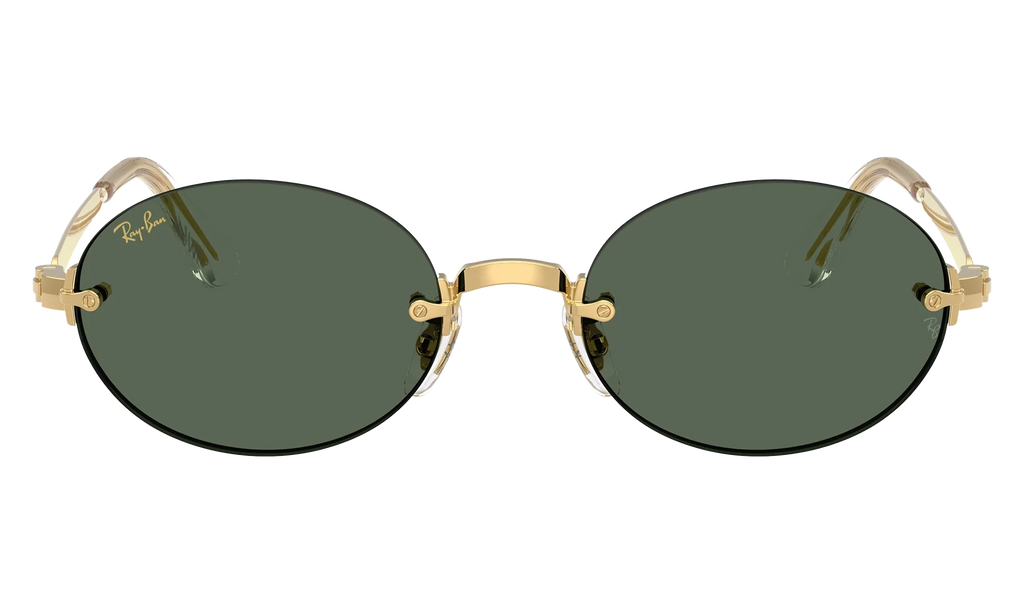 A$AP Rocky Rimless Oval "ARISTA / DARK GREEN" 0RB3929 001/71