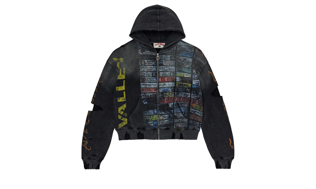 Vale Forever Zip Up Hoodie "Glitch" VAL74
