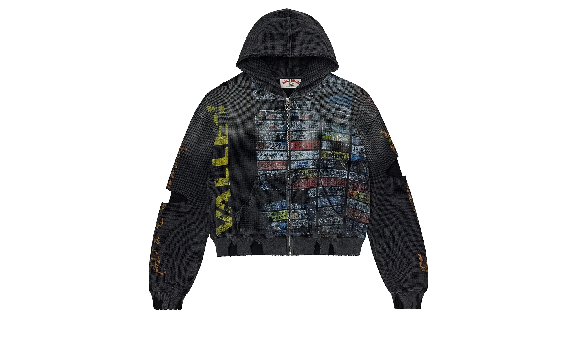 Vale Forever Zip Up Hoodie "Glitch" VAL74