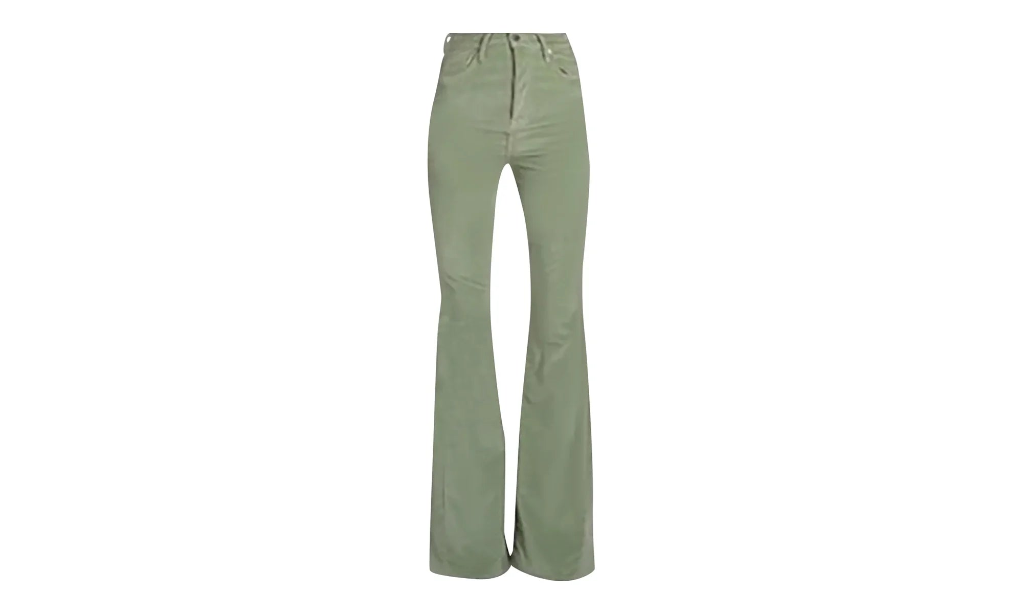 Velour Flare Stack Jeans Pants "Pale Lime" Y0W09458VE PLI