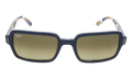 RECTANGULAR SUNGLASSES "BLUE ON STRIPES ORANGE" RB2189-132085_54