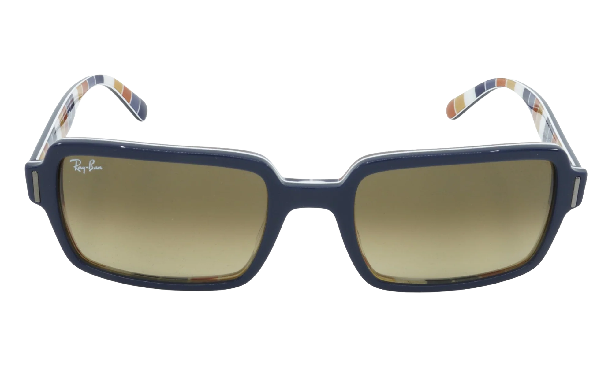 RECTANGULAR SUNGLASSES "BLUE ON STRIPES ORANGE" RB2189-132085_54