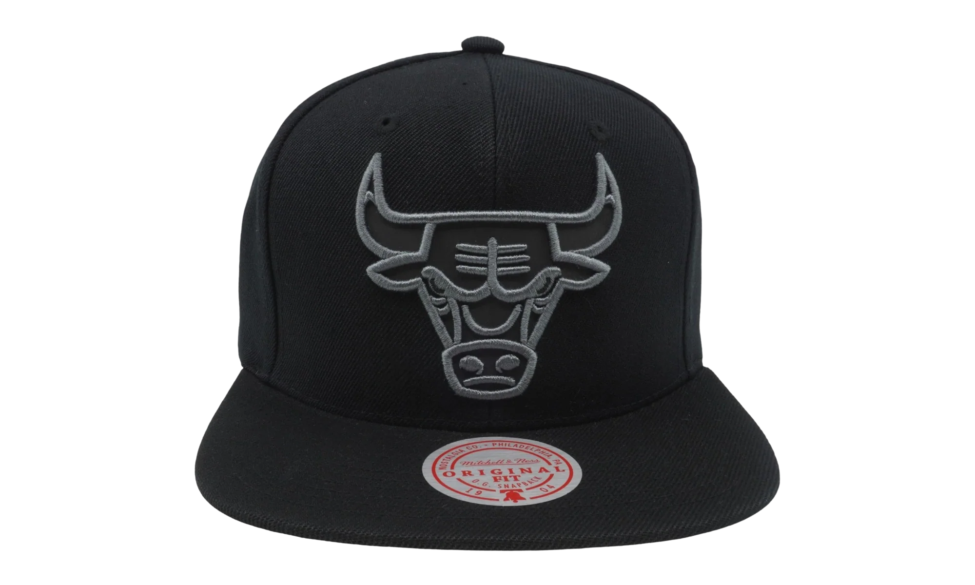 NBA Blackout Reflective Snapback Cap "Chicago Bulls - Black" 6HSSBC20053 CBUBLCK