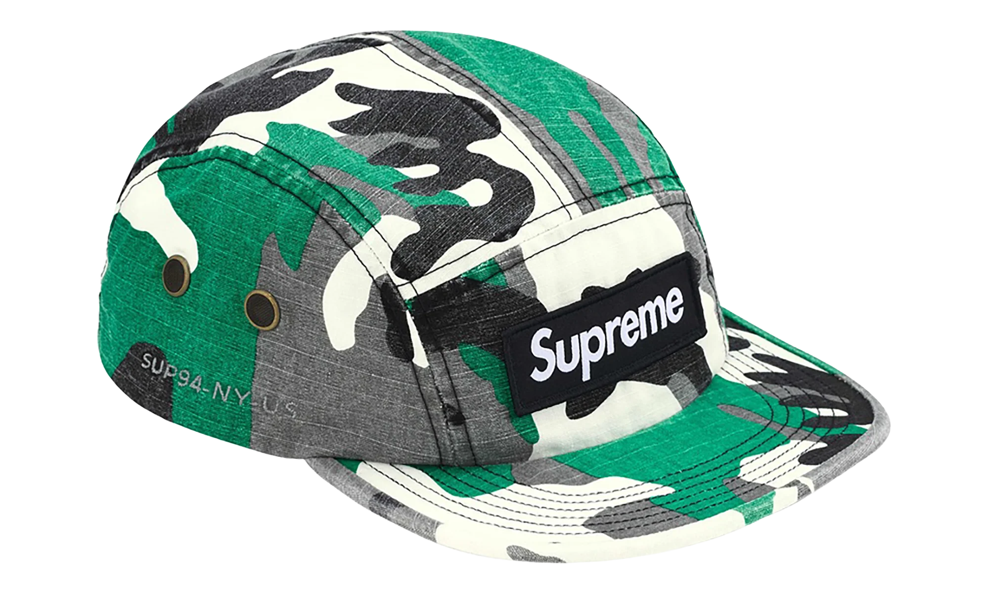 Military Camp Cap "FW25 - Green Camo" SU26975