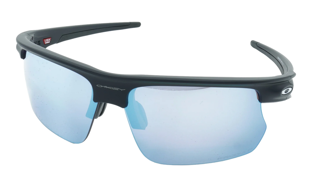 Bisphaera Polarized Sunglasses "Matte Black / PRIZM Deep Water" OO9400 09