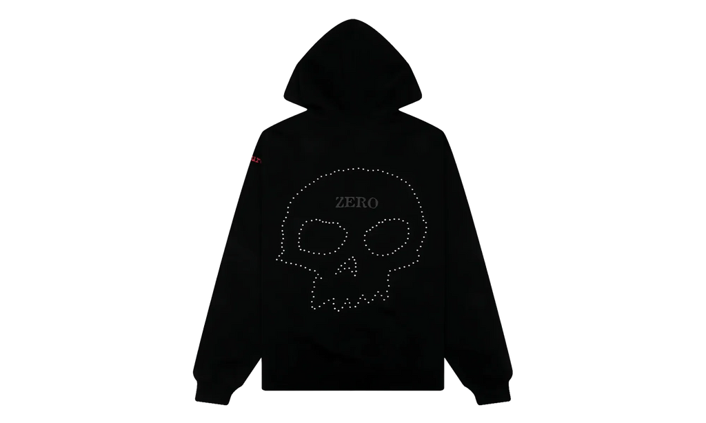 Dane Studded Full Zip Hoodie "Zero - Black" P26SPZ002-BLK