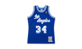 NBA Shaquille O'Neal Authentic Jersey "1996 Los Angeles Lakers - Royal" AJY4CP19140 LALROYA96SON