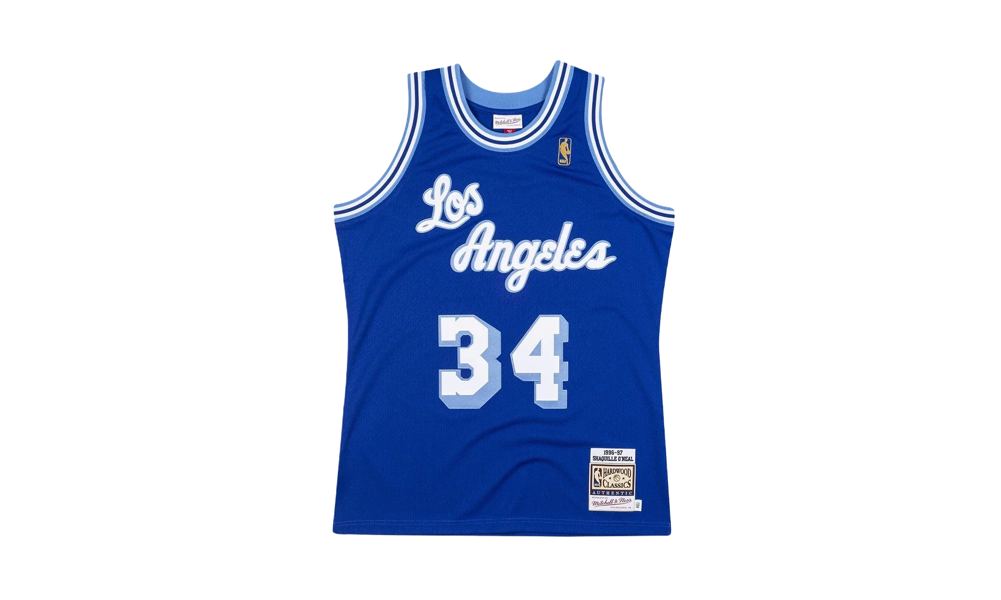 NBA Shaquille O'Neal Authentic Jersey "1996 Los Angeles Lakers - Royal" AJY4CP19140 LALROYA96SON