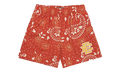 EE Basic Shorts "Red Paisley" EE209