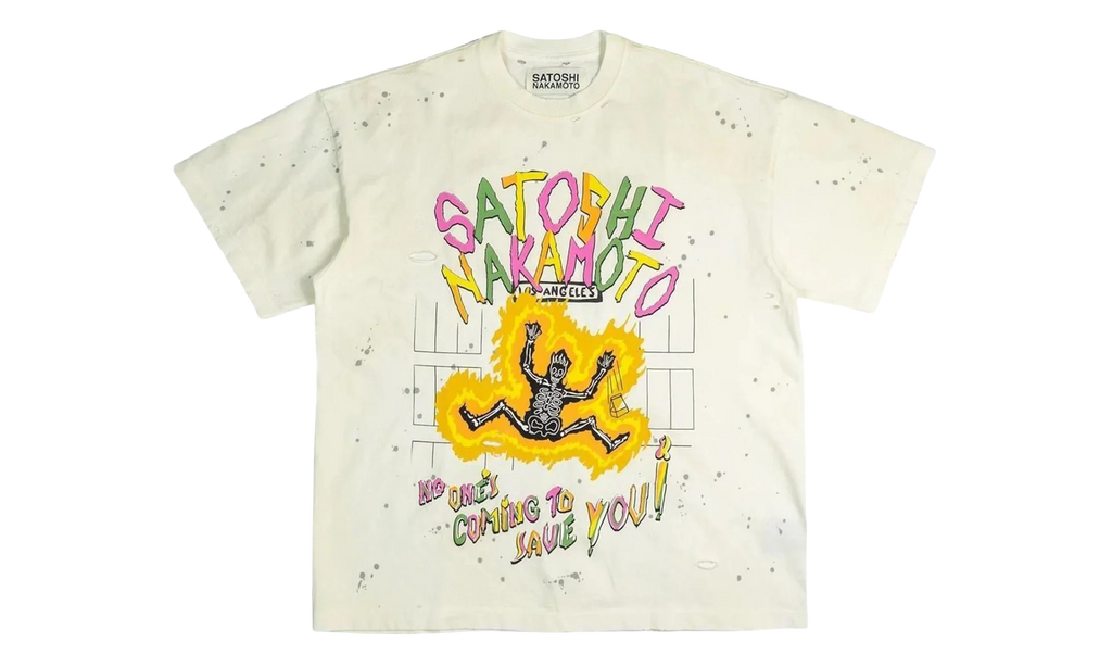 No Savior Tee "White" SAT009