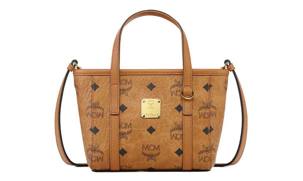 Extra Mini Toni Shopper in Visetos "Cognac" MWPFSMT03CO001