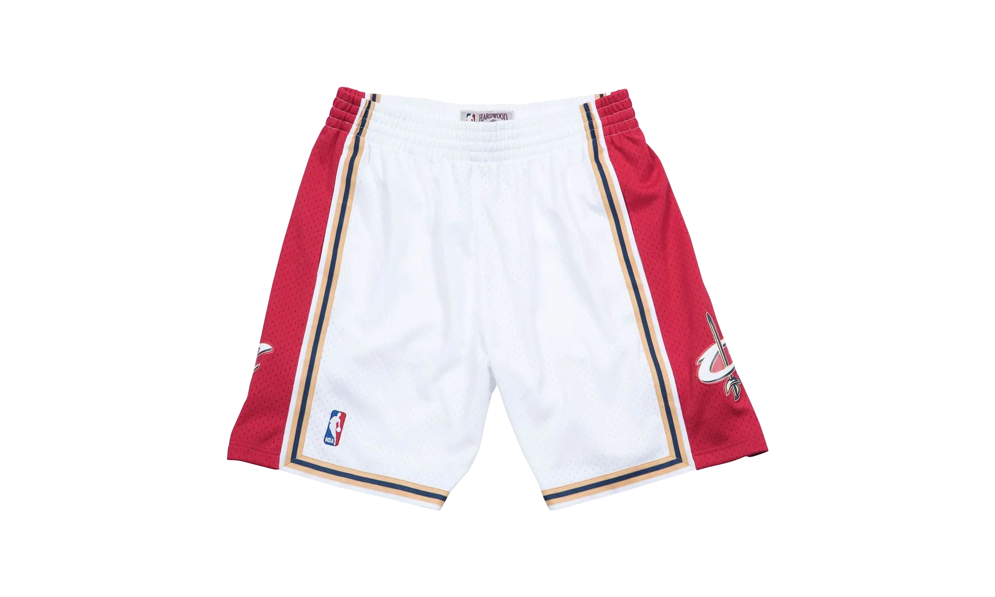 NBA Swingman Home Shorts "2003-04 Cleveland Cavaliers - White" SMSHGS18225 CCAWHIT03