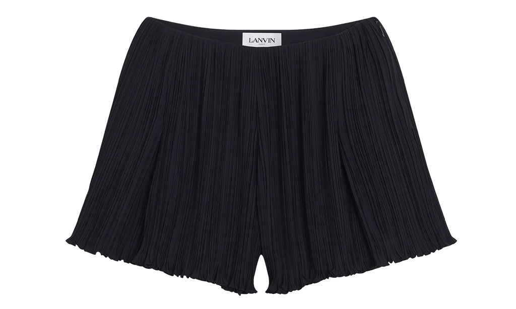 PLEATED SHORTS "Black" RW TR0007 5904 P24 10