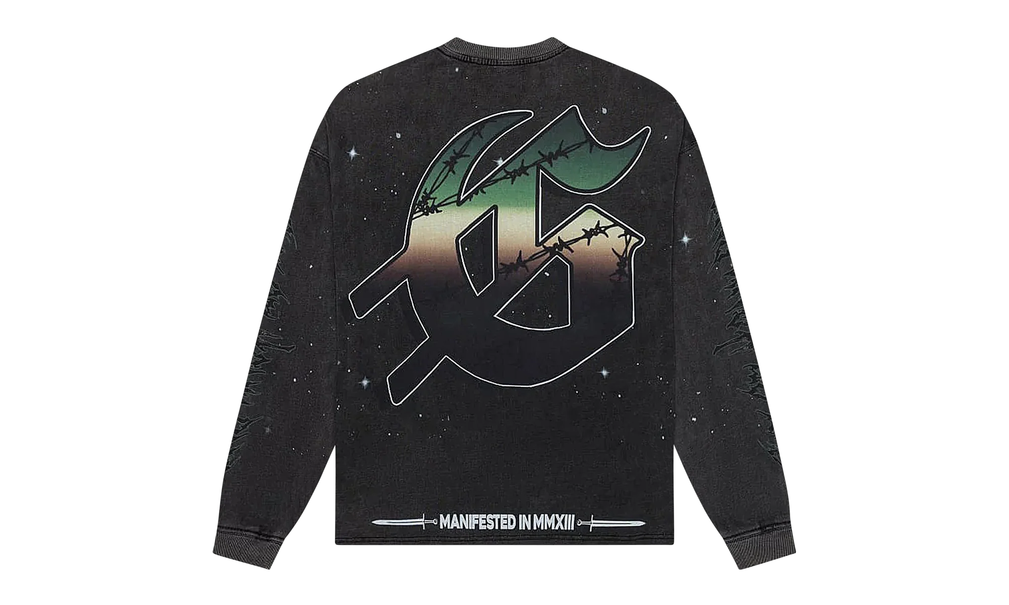 Air-Strike long sleeve t-Shirt "Black Wash" 40V4IZ34