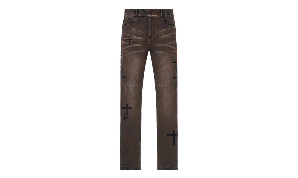 Bryant Skinny Jeans "Mocha Drift Cross Patch" MEXOD1214 J1205MCDCP