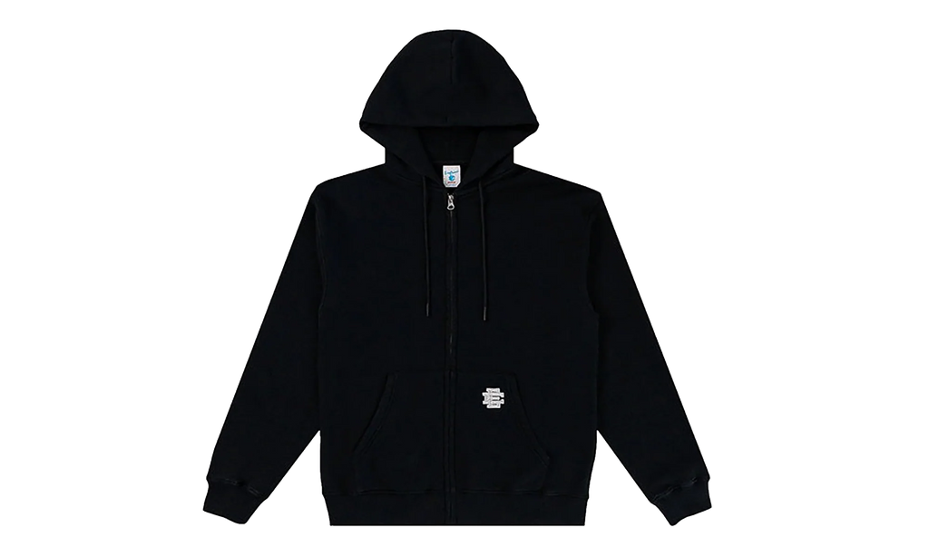 EE FULL ZIP HOODIE "FW23 - Black/Grey" EE833