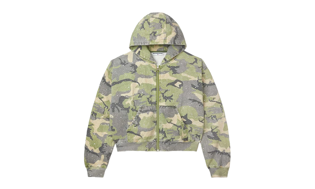 Crystal Camo Work Zip Up Jacket "Green" 10076922