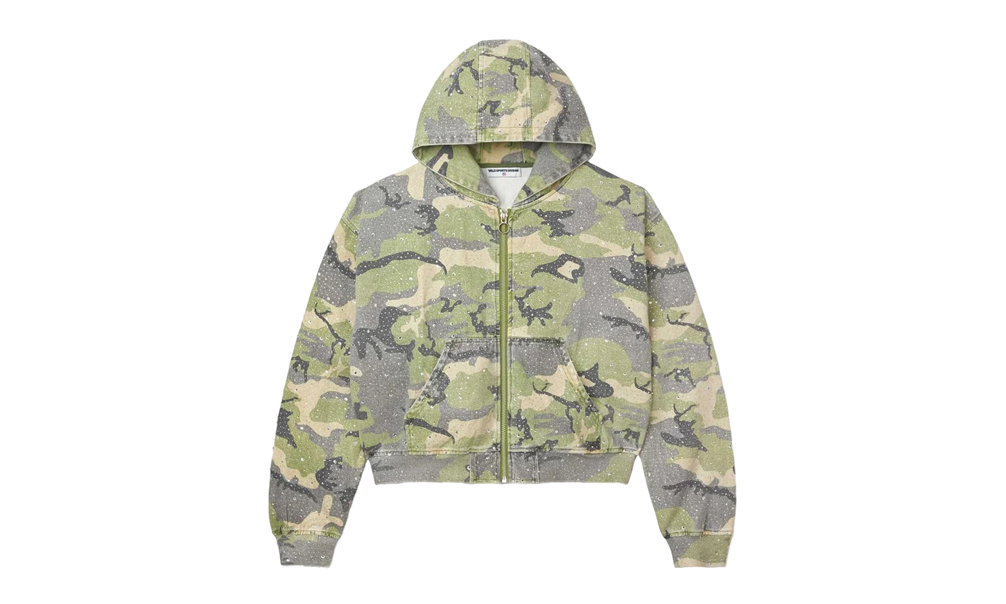Crystal Camo Work Zip Up Jacket "Green" 10076922