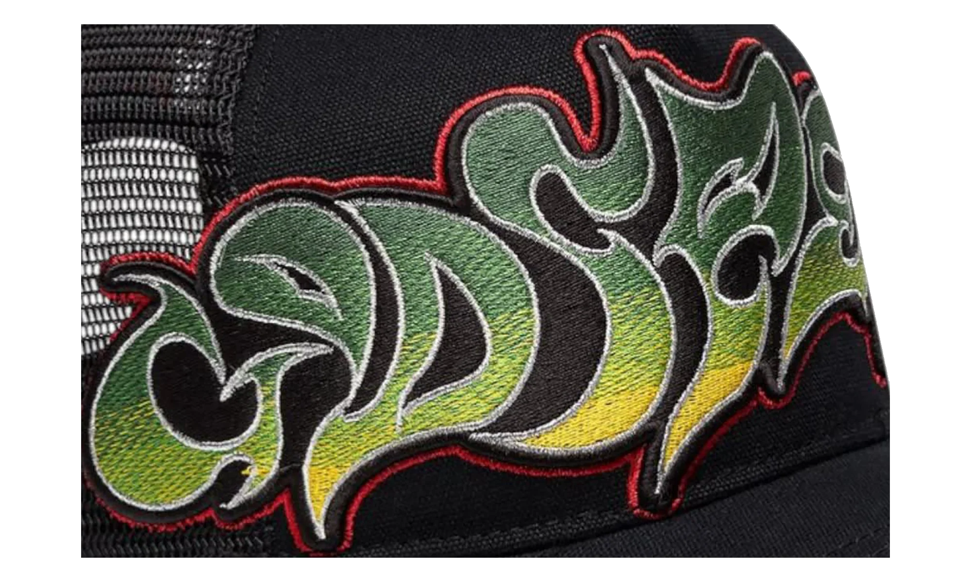 GS Neo Trucker Hat "Black / Yellow / Red" GS133