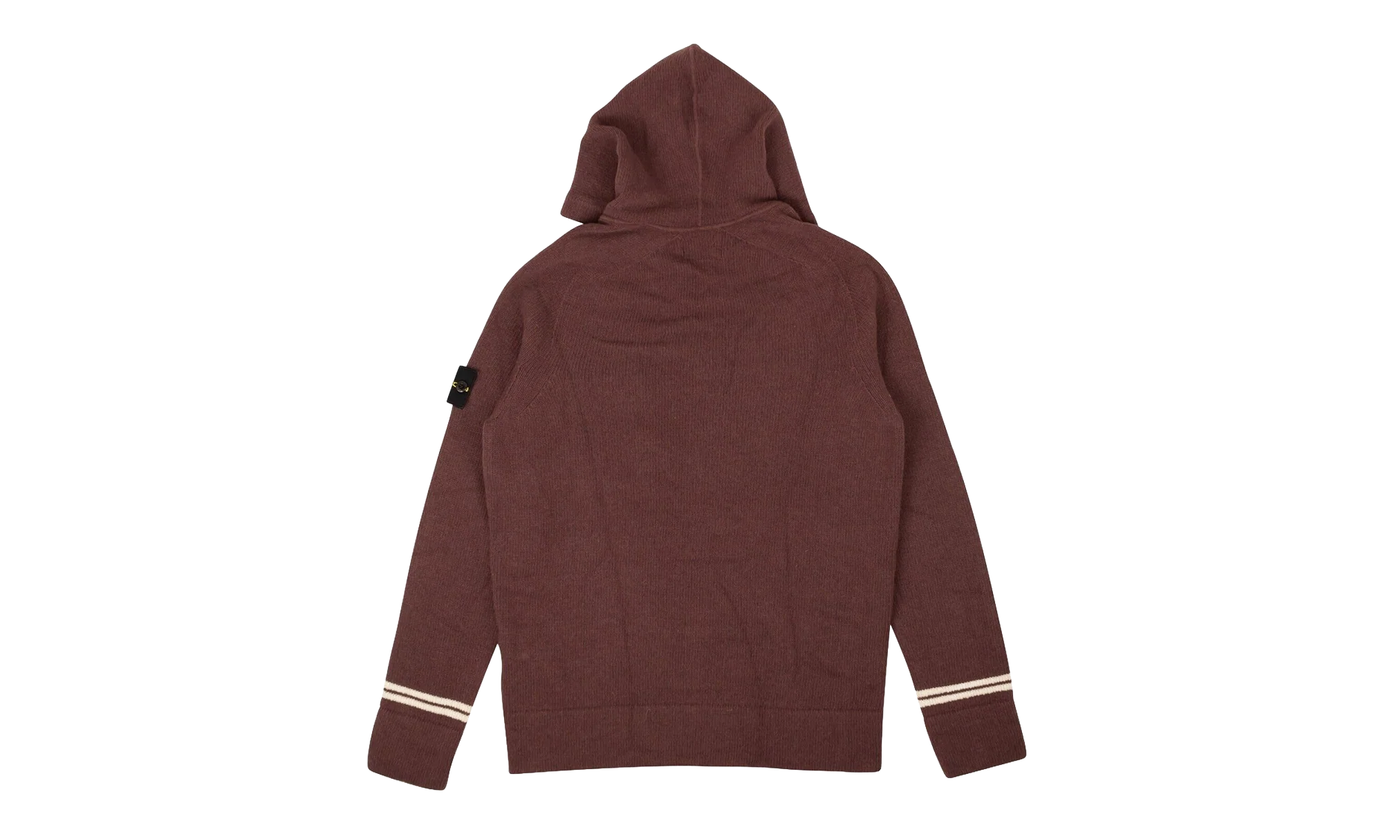 Knit Wool Blend Zip-Up Hoodie "Wine Purple" 7115539A3 V0011
