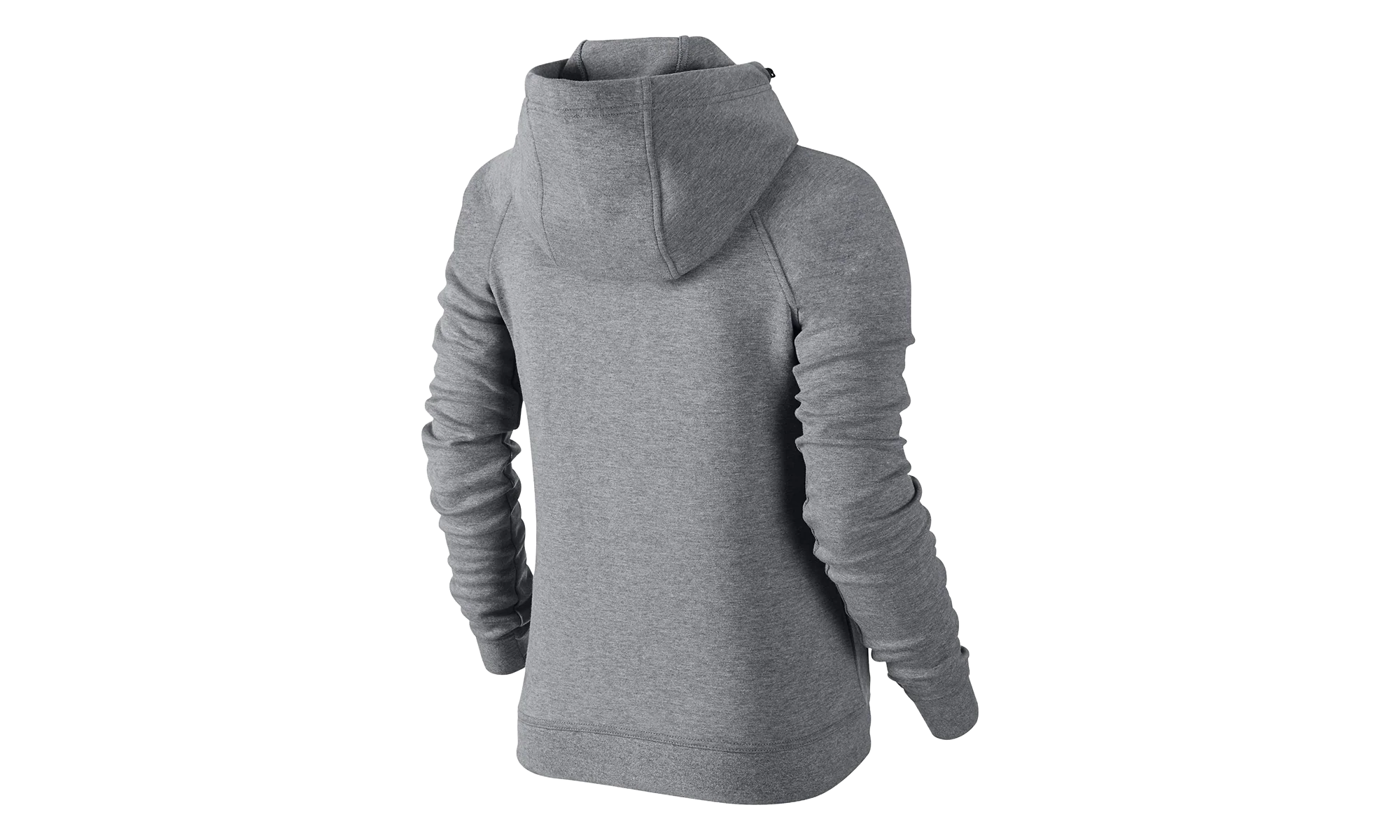 Tech Fleece Hoodie WMNS "Charcoal Heather / Black" 683798 091