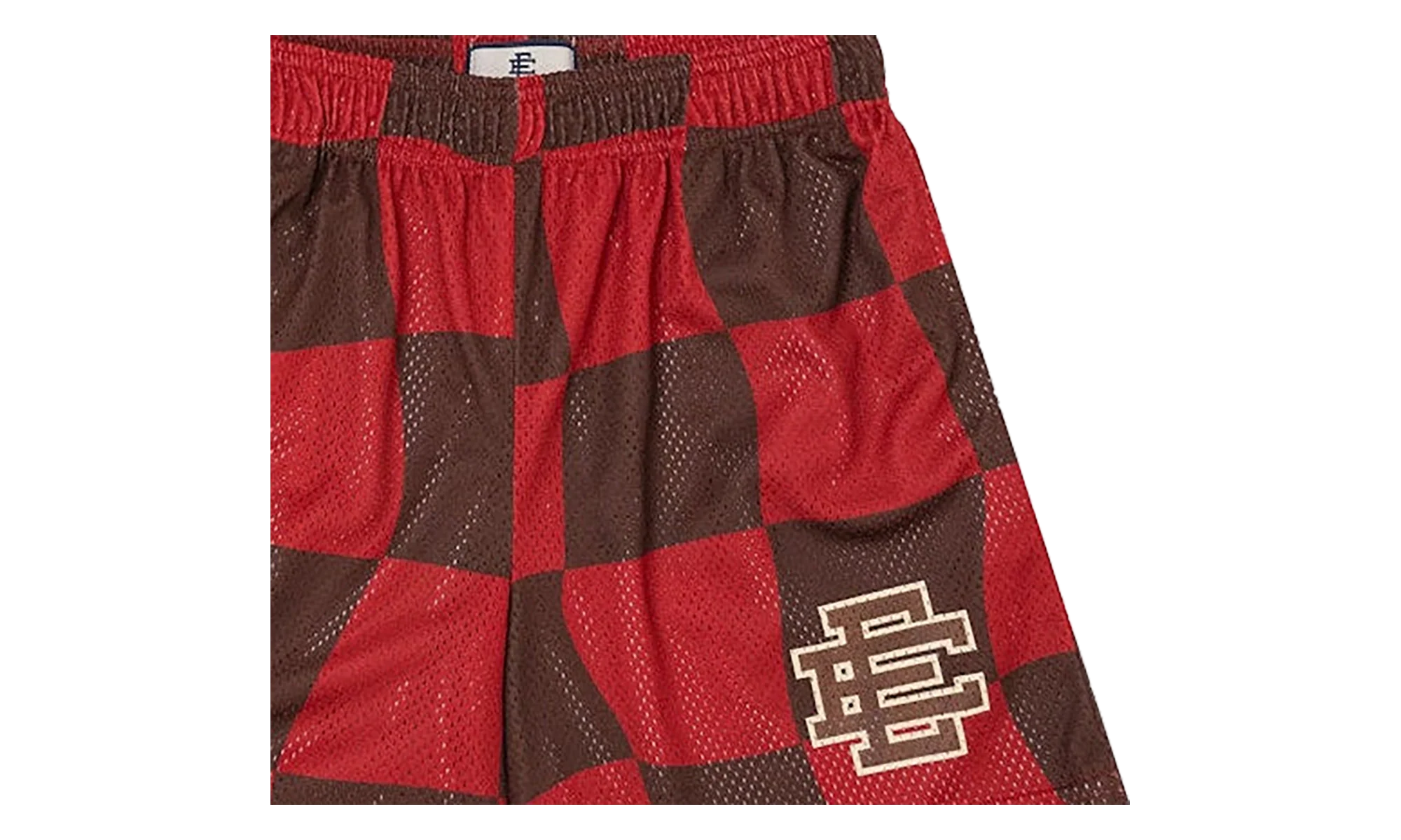 EE BASIC SHORT "SS23 - Red Chocolate Wavy Flag" EE710