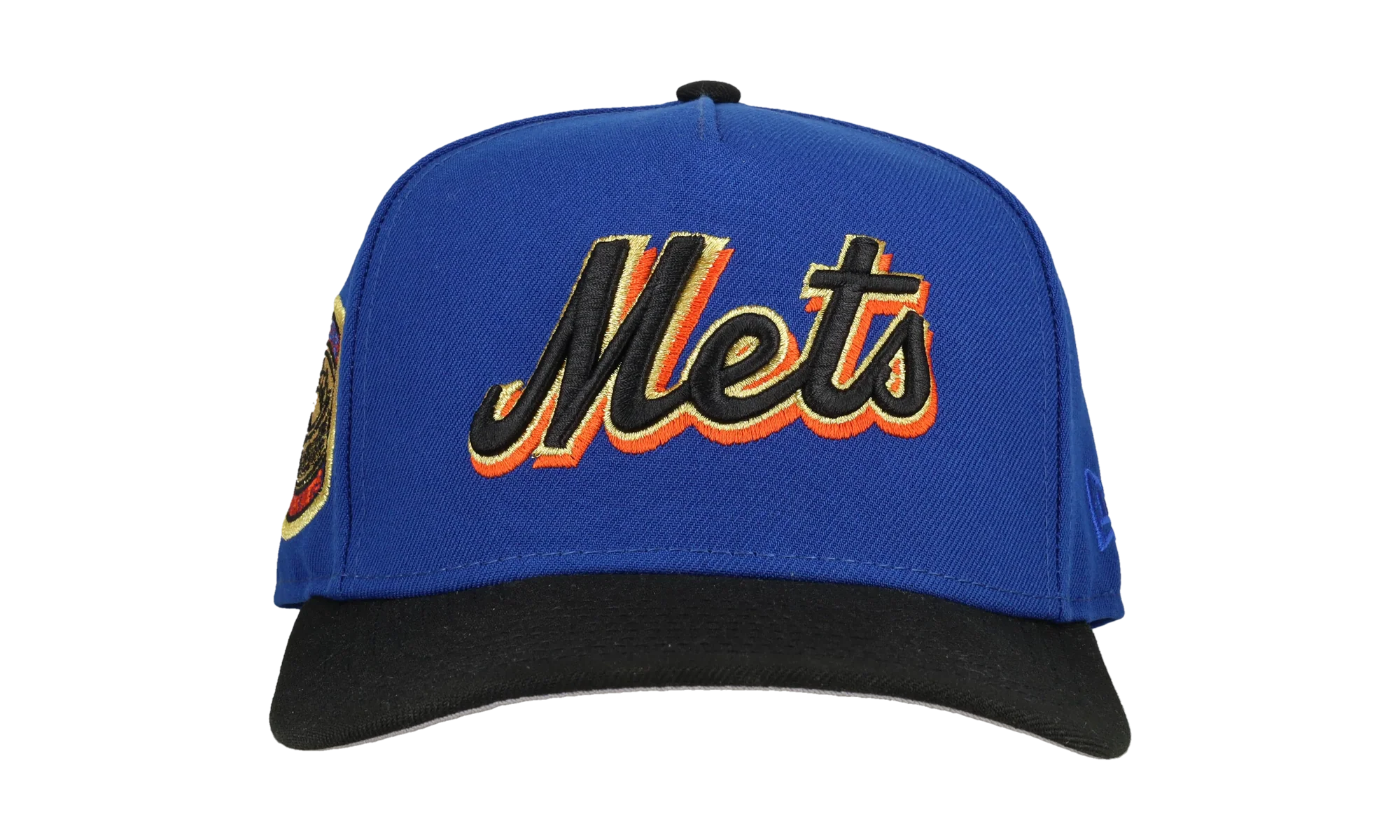 9FIFTY New York Mets 1969 World Series A Frame Snapback Hat "Royal Blue / Black" NE179