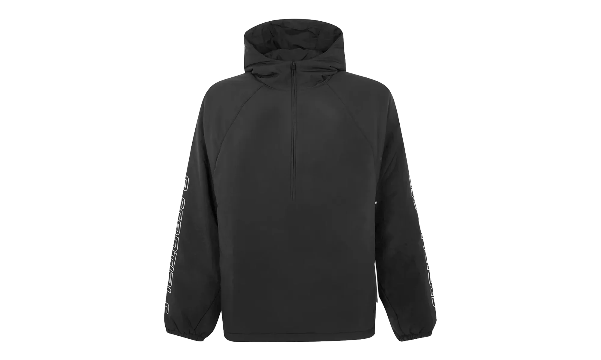 Nylon Half Zip Anorak "Vintage Black" 202HO258241F