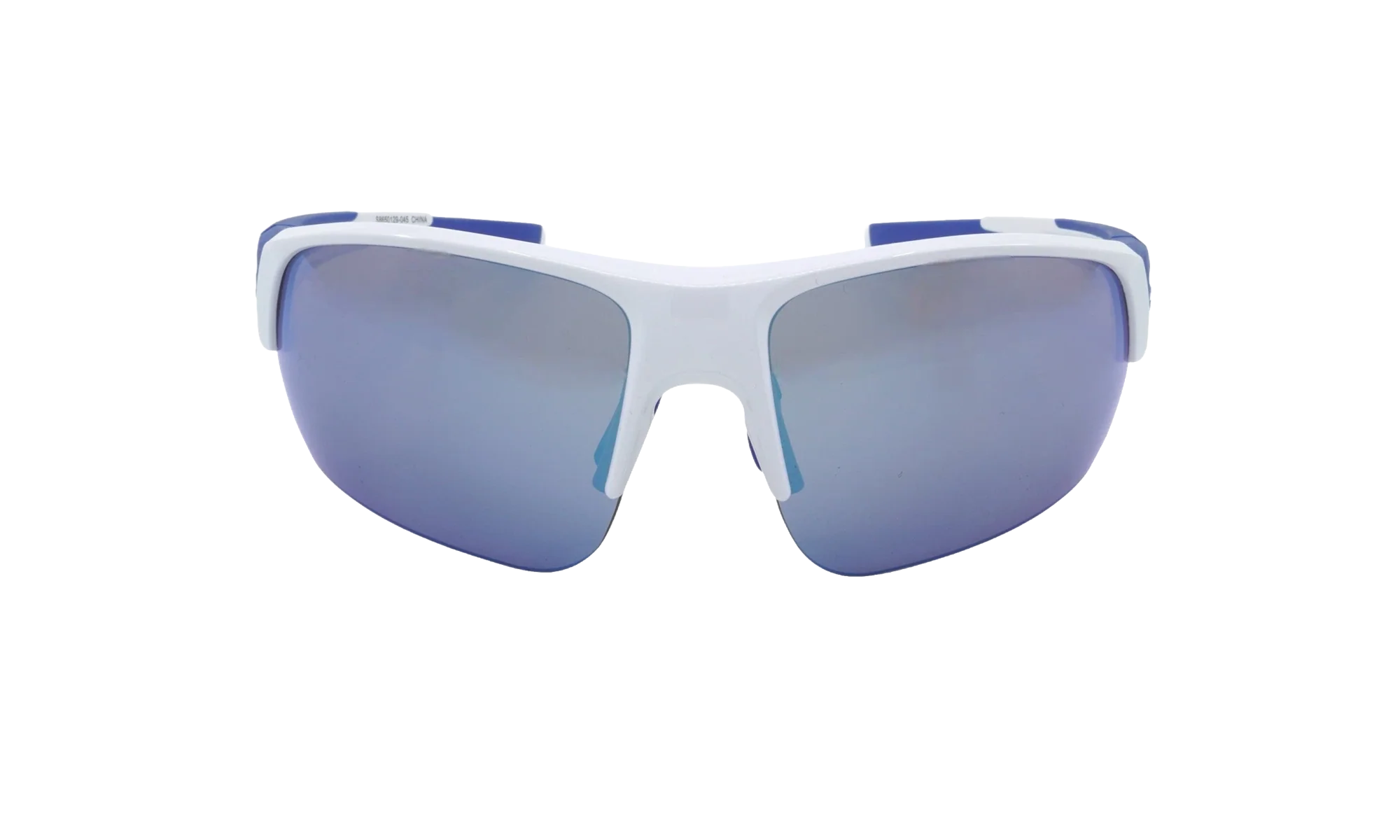 Changeup Dual Sunglasses "Gray Mirror - Shiny White / Royal Blue" S8650129 045