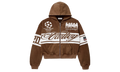 Cursive Zip-Up "Brown" VAL38