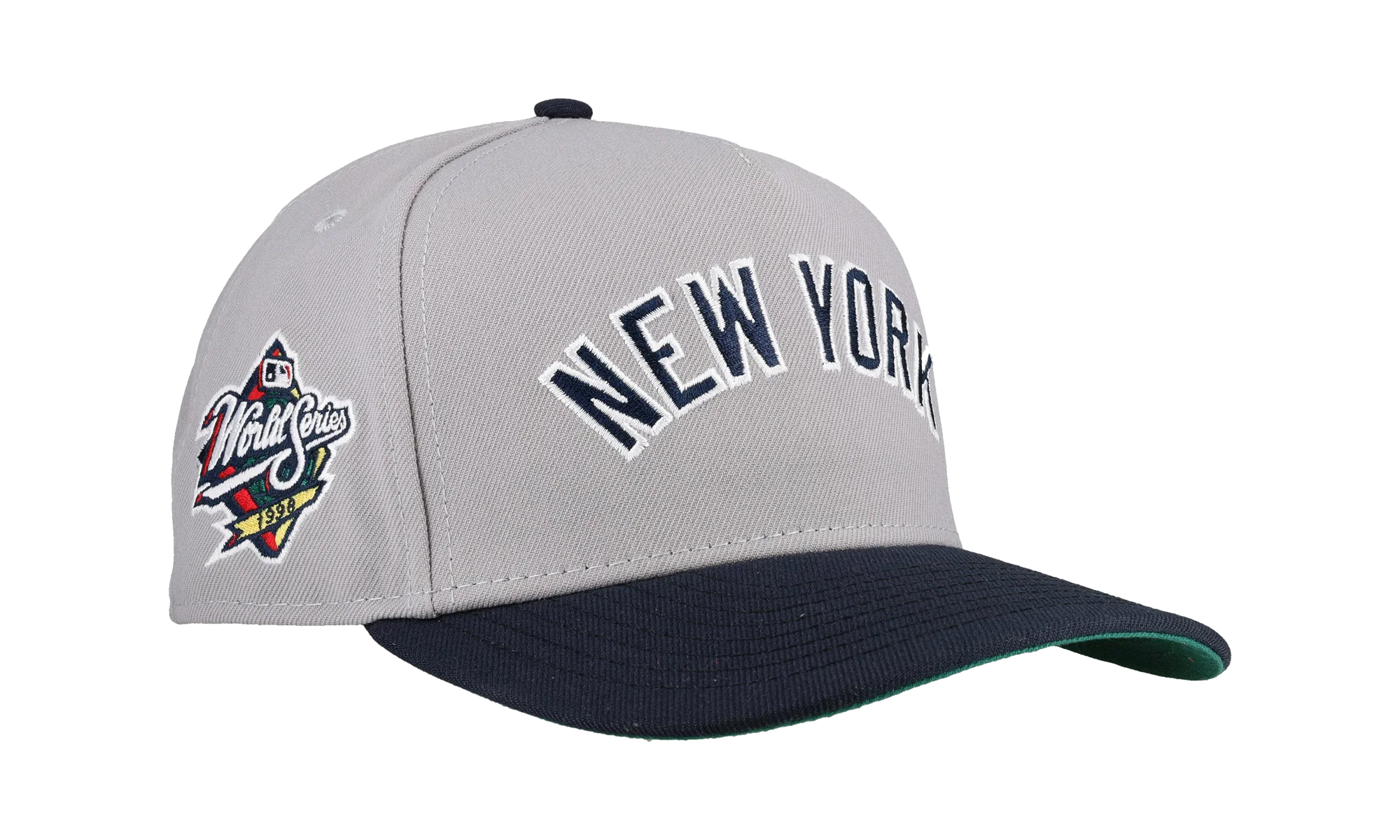 9FIFTY New York Yankees 1998 World Series Script A Frame Snapback Hat "(Away Jersey)" NE246