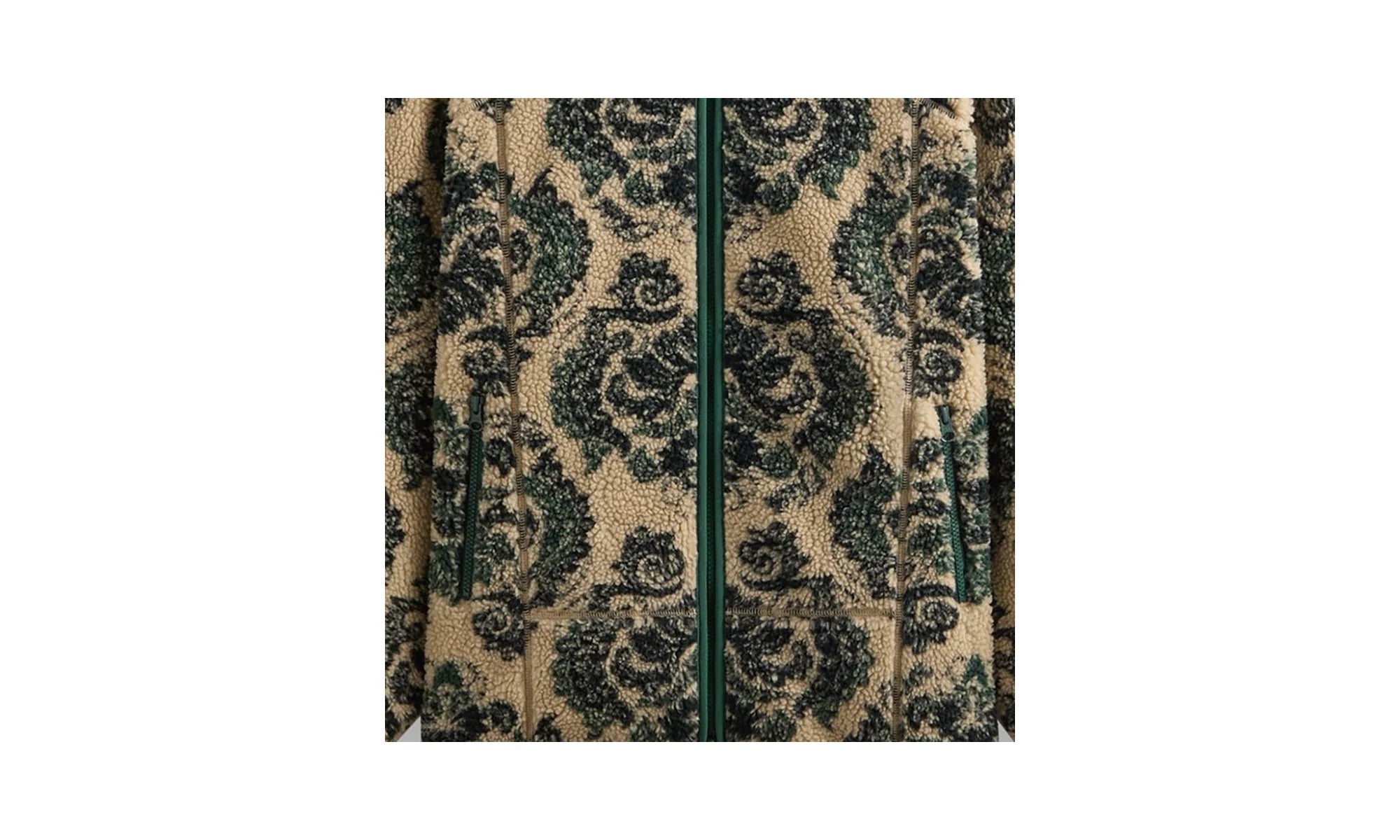 Damask Floral Sherpa Harper Jacket "Eternal" KHM010821 246