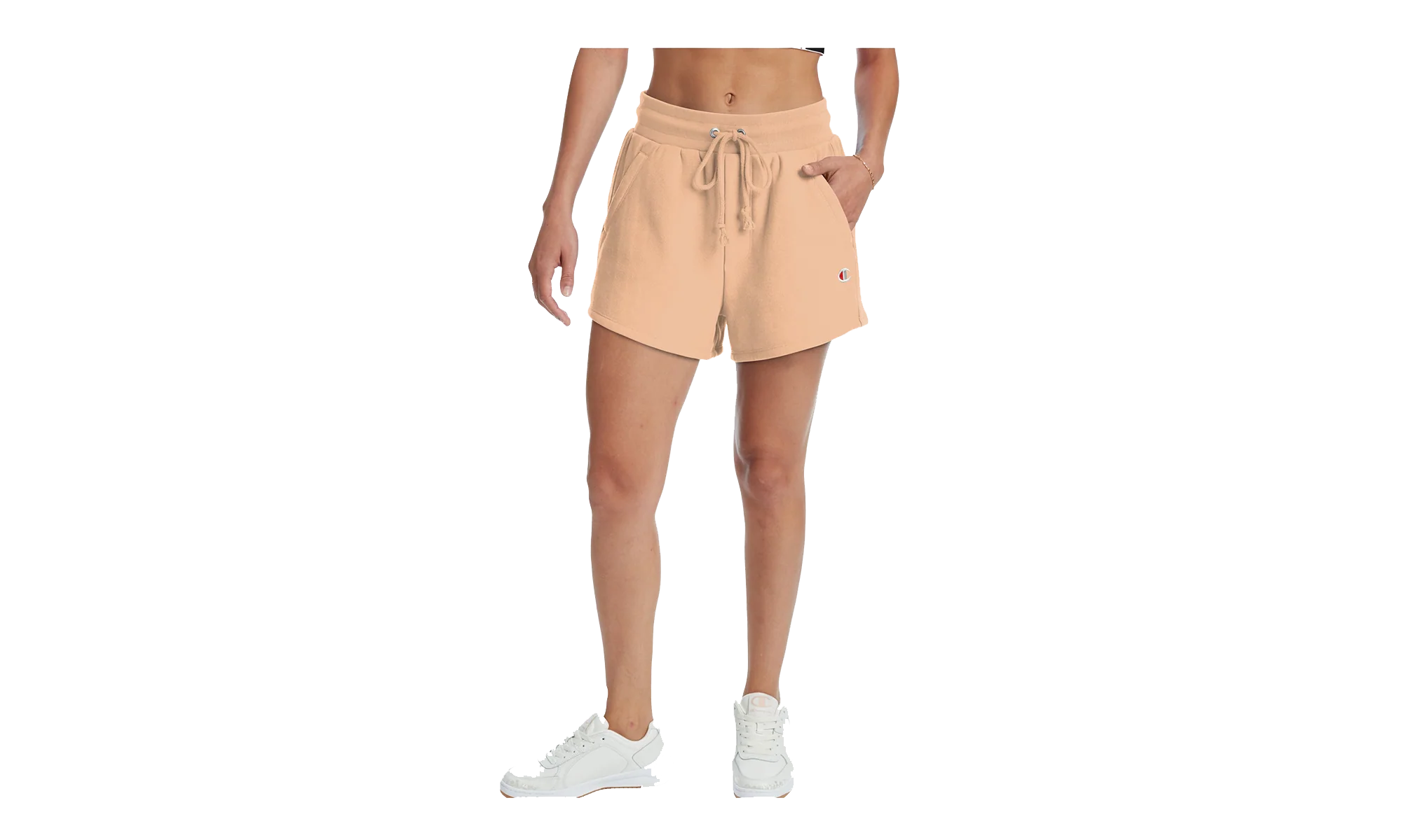 C-Life Reverse Weave Shorts WMNS "Certain Peach" ML906 549314 9QI