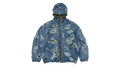 Hell Denim Camo Zip-Up Hoodie "Blue" TC25JK2301