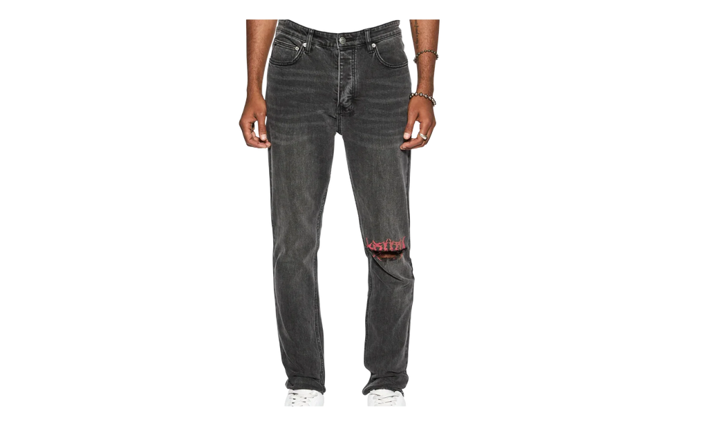 Chitch Angst Sabbath Jeans "Stone Washed Black" MFA24DJ042
