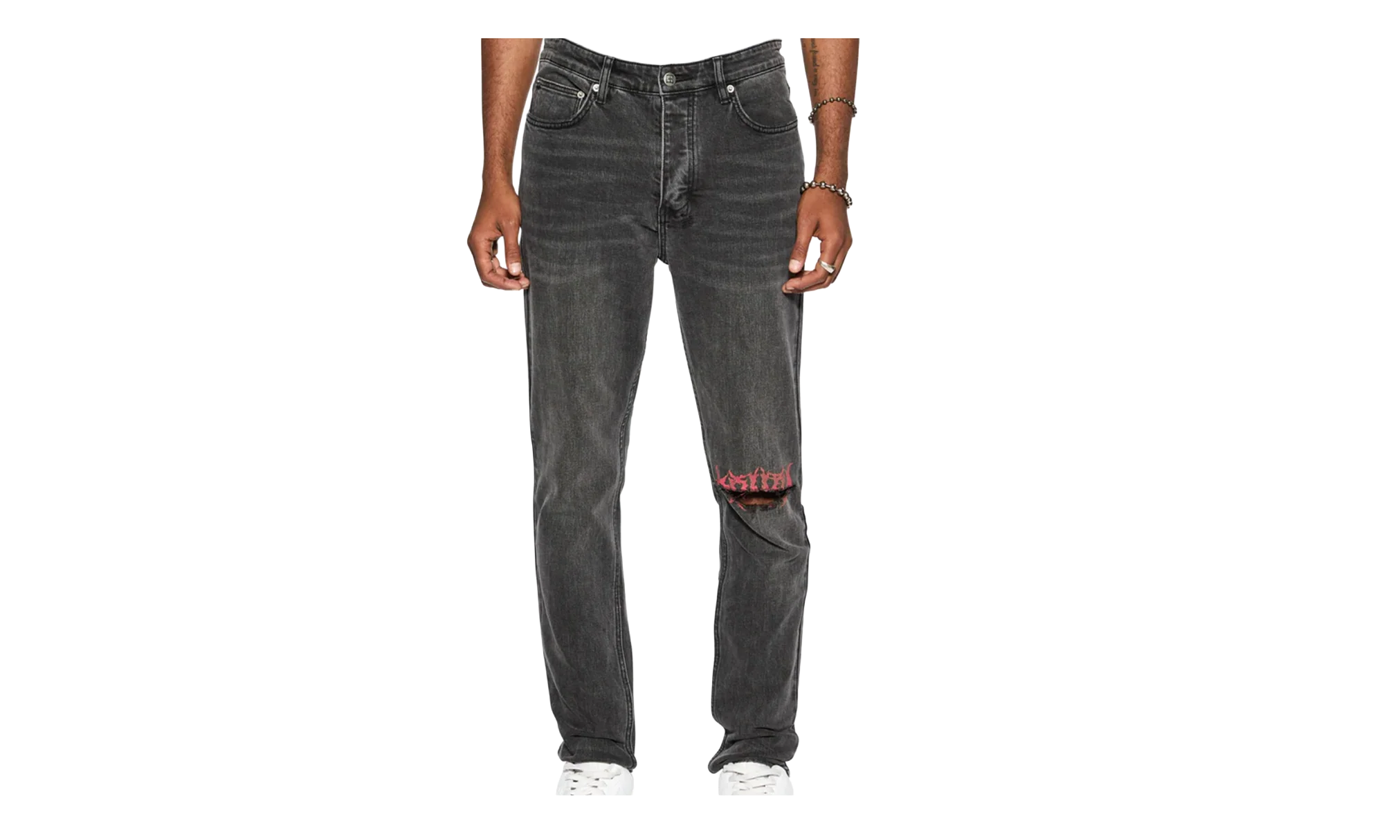 Chitch Angst Sabbath Jeans "Stone Washed Black" MFA24DJ042