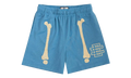 EE BASIC SHORT "Bones - Carolina Blue/ White Bones" EE752