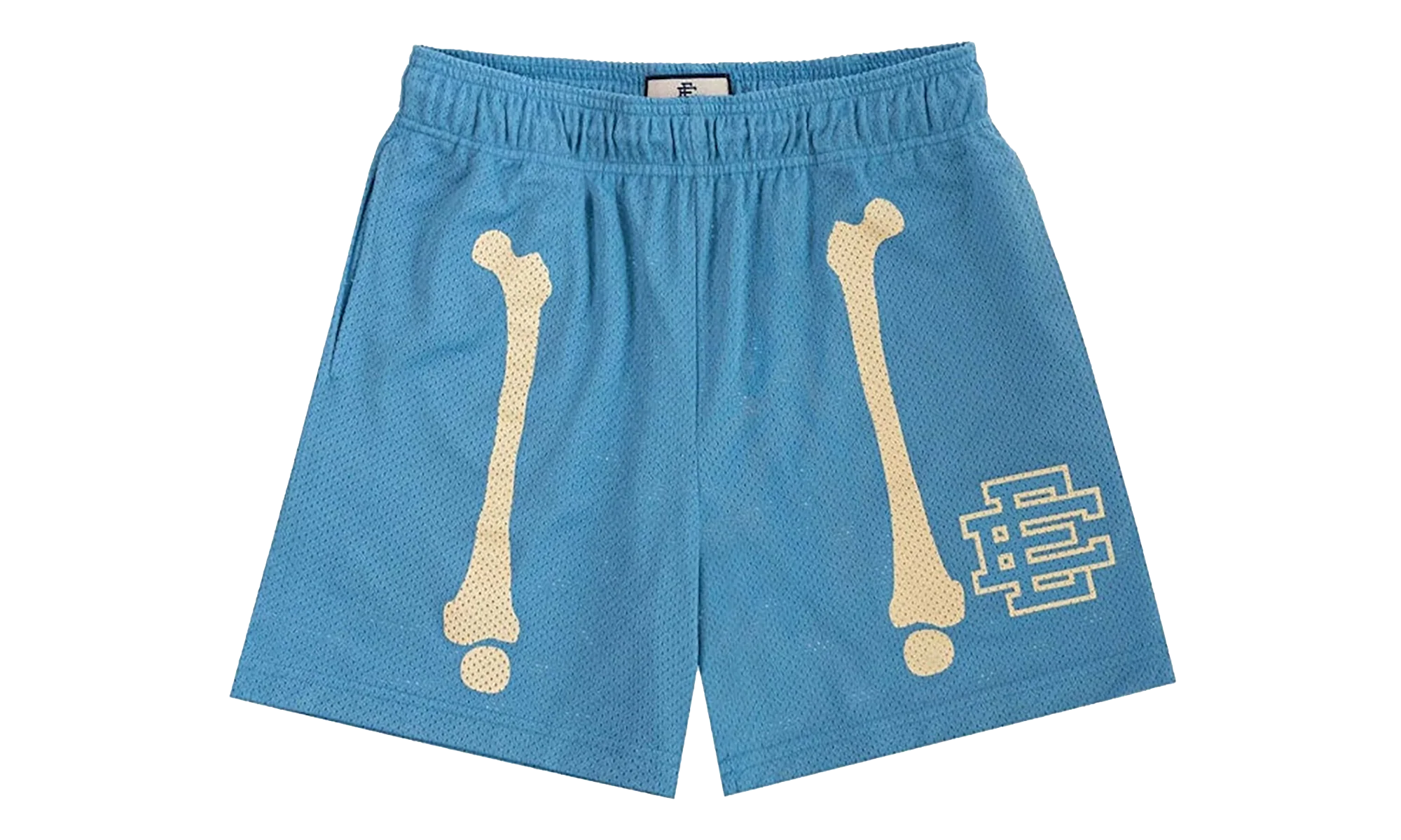 EE BASIC SHORT "Bones - Carolina Blue/ White Bones" EE752
