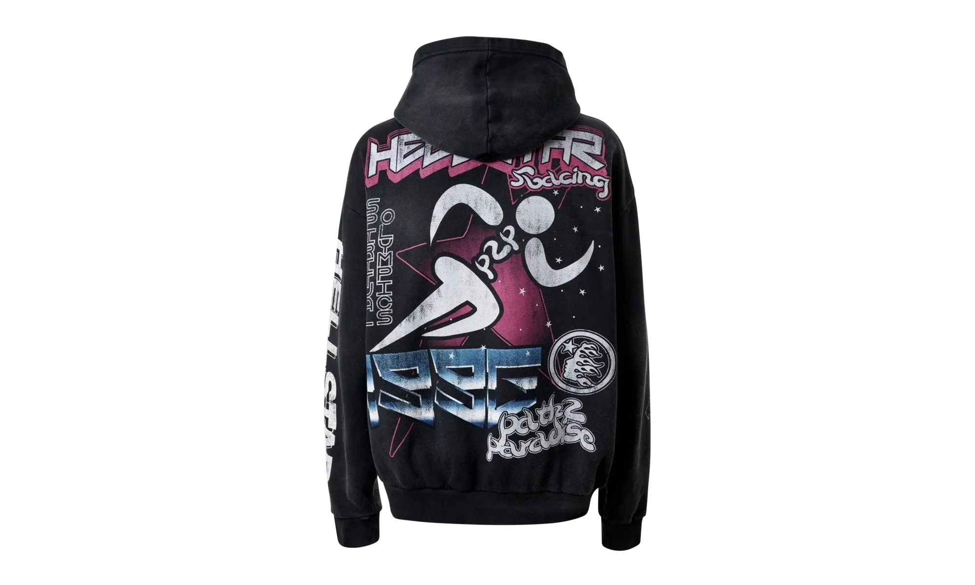 RACER HOODIE "Black" HSR166