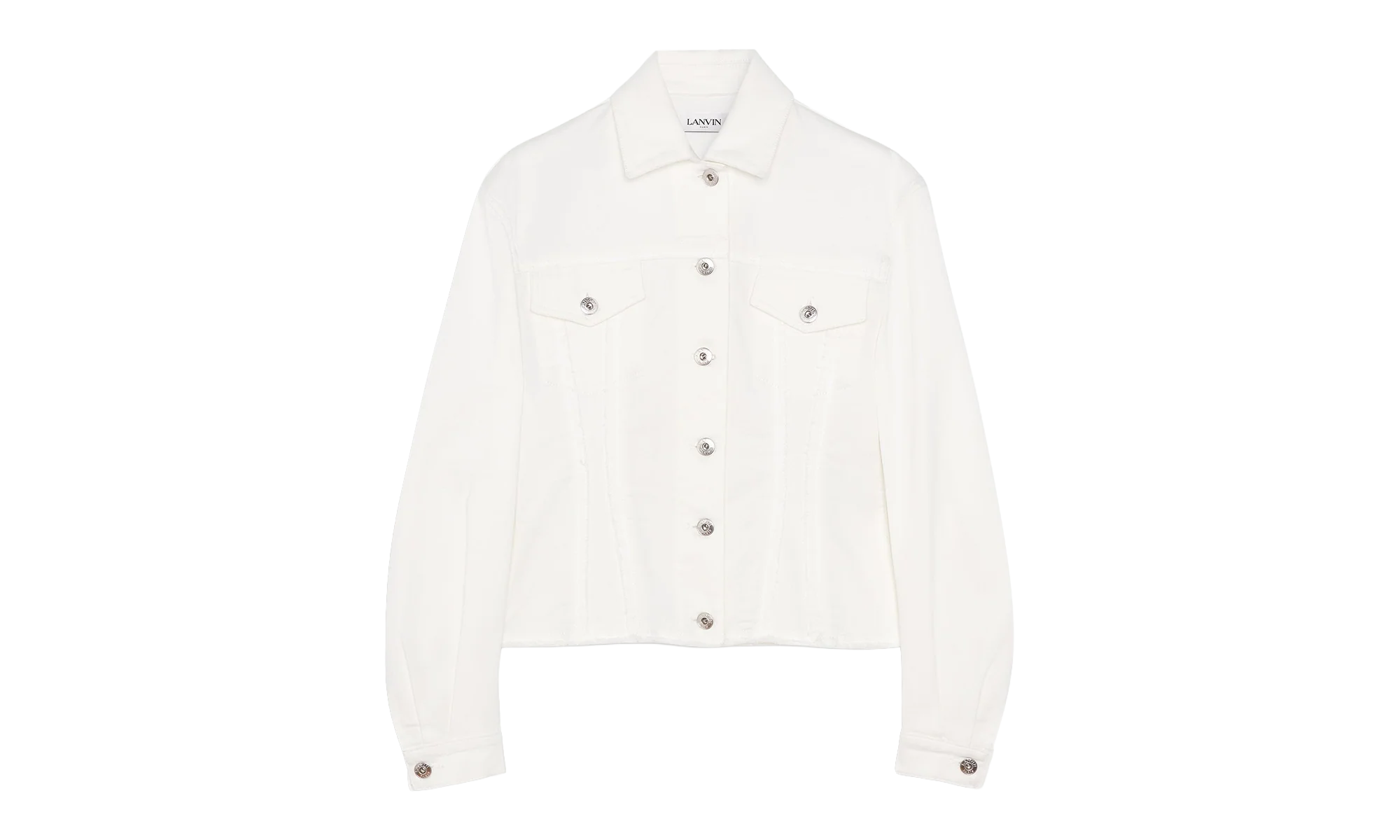 FITTED DENIM JACKET "OPTIC WHITE" RW JA0135 D011 A23 01