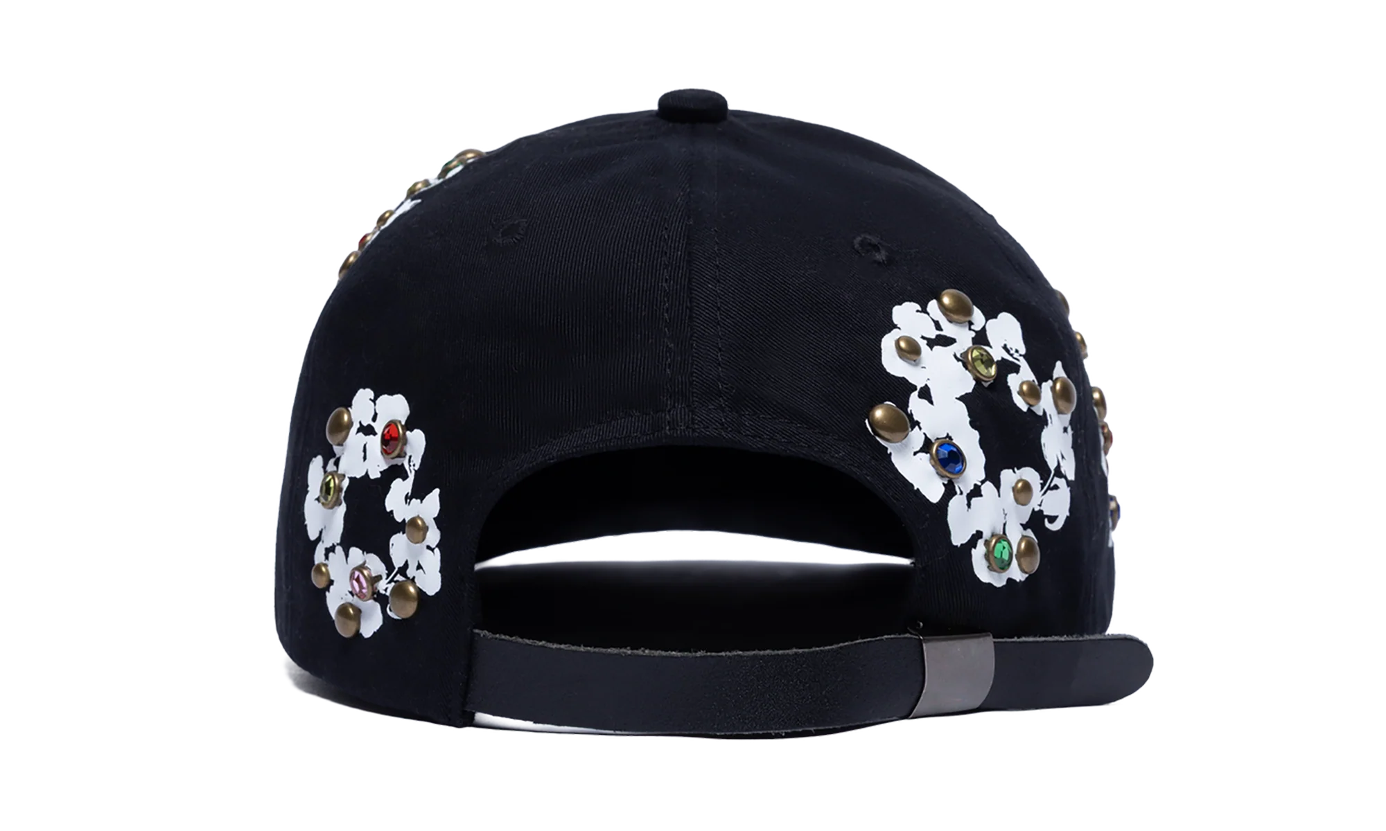 Rhinestone Cotton Wreath Cap "Black" DT351
