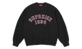 Plaid Arc Crewneck "SS26 - Black" SU27408