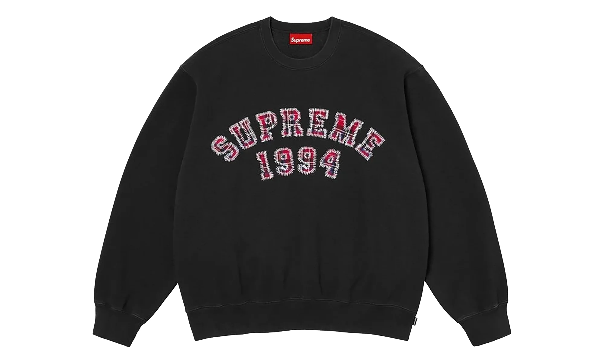 Plaid Arc Crewneck "SS26 - Black" SU27408