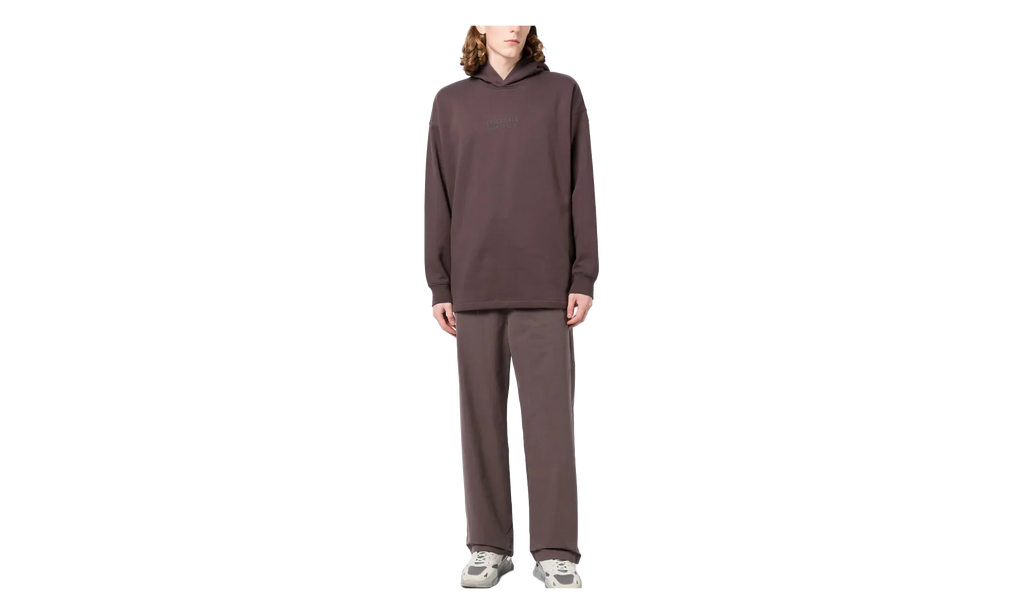 Relaxed Hooded Sweatshirt "Plum" 192BT222095F