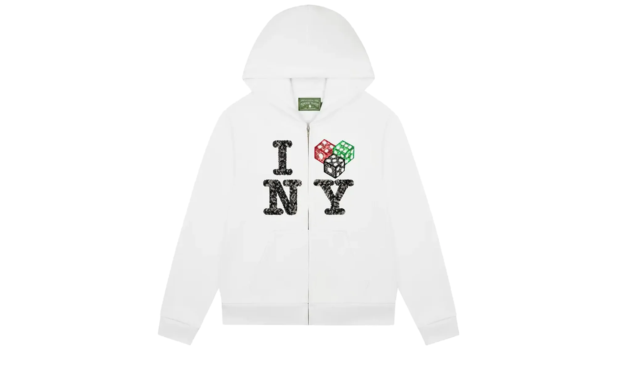 Cee-Lo NY Zip Hoodie "White" DT285